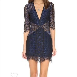 For Love of Lemons Lyla dress M in Navy